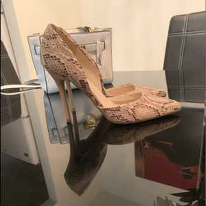 Charlotte Russe snake skin pumps
